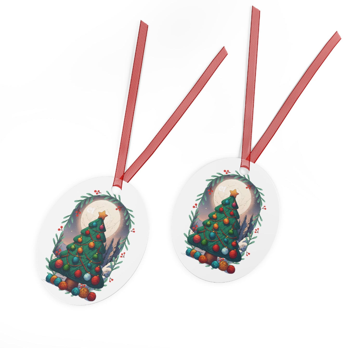 Yarn Tree Ornament