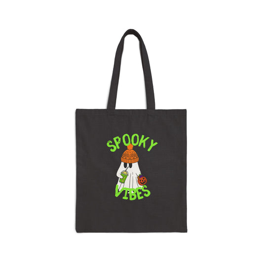 Spooky Vibes Canvas Tote Bag