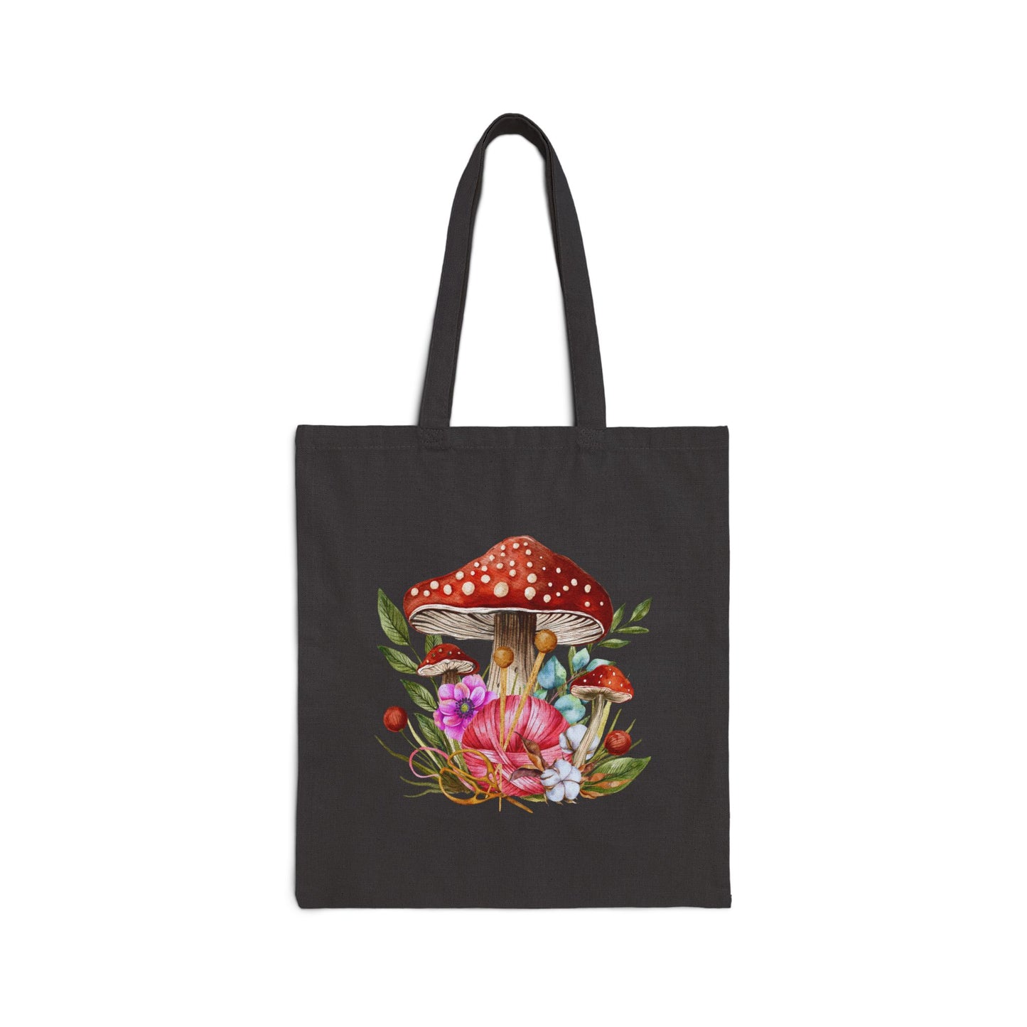 Cottage Core Cotton Canvas Tote Bag