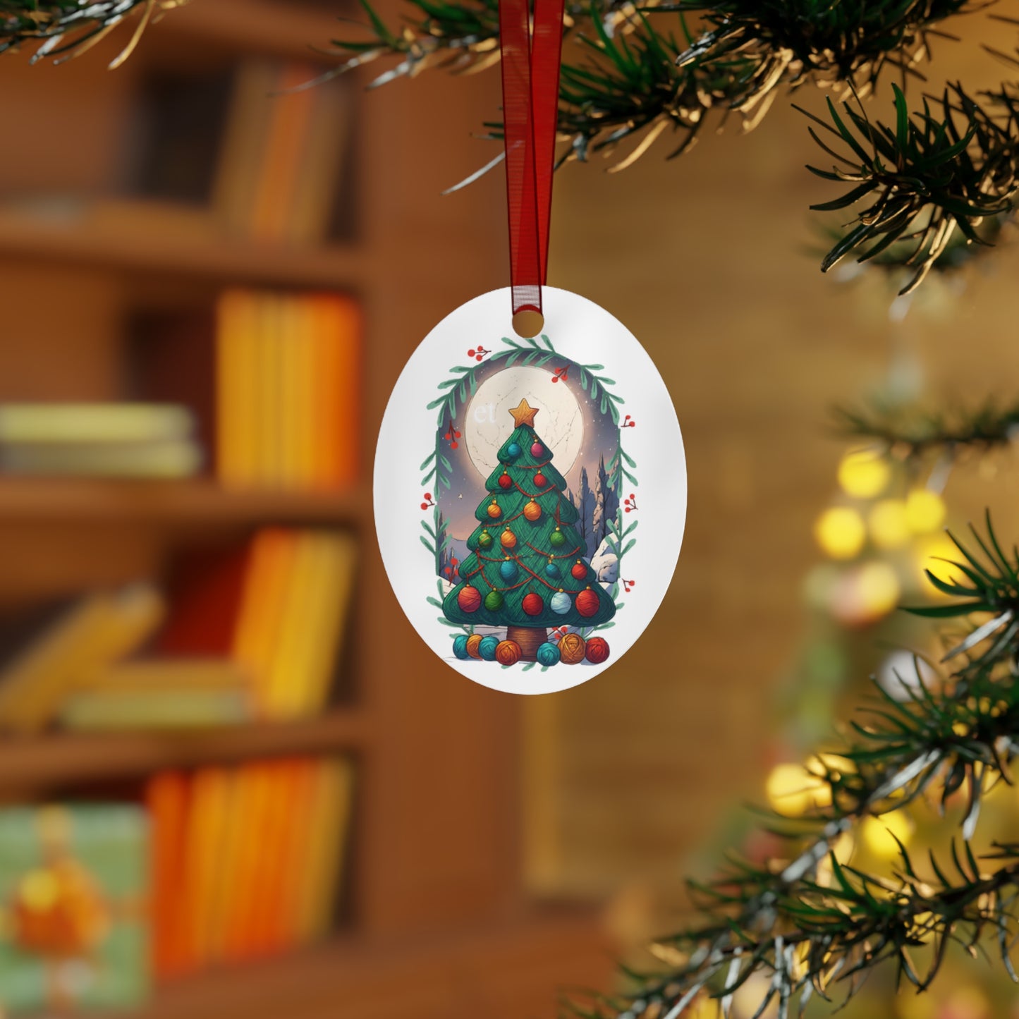 Yarn Tree Ornament
