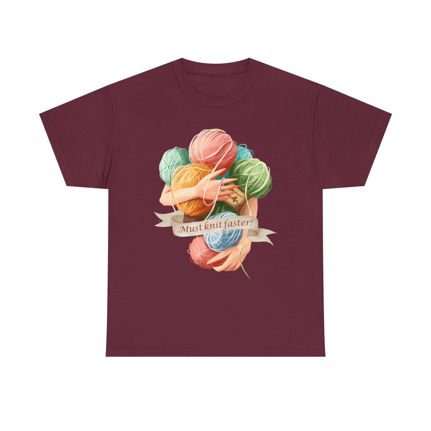 Must Knit Faster Unisex T Shirt