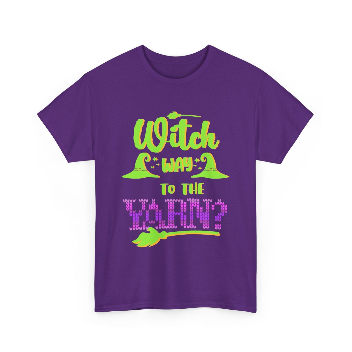 Witch Way to the Yarn Unisex T Shirt