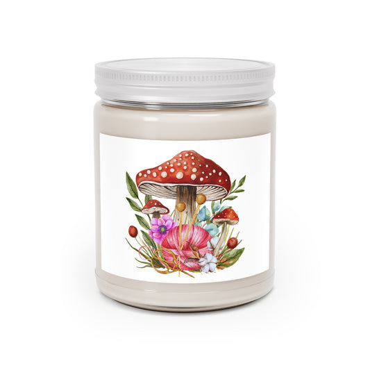 Scented Soy Candles with White Lid, 9oz