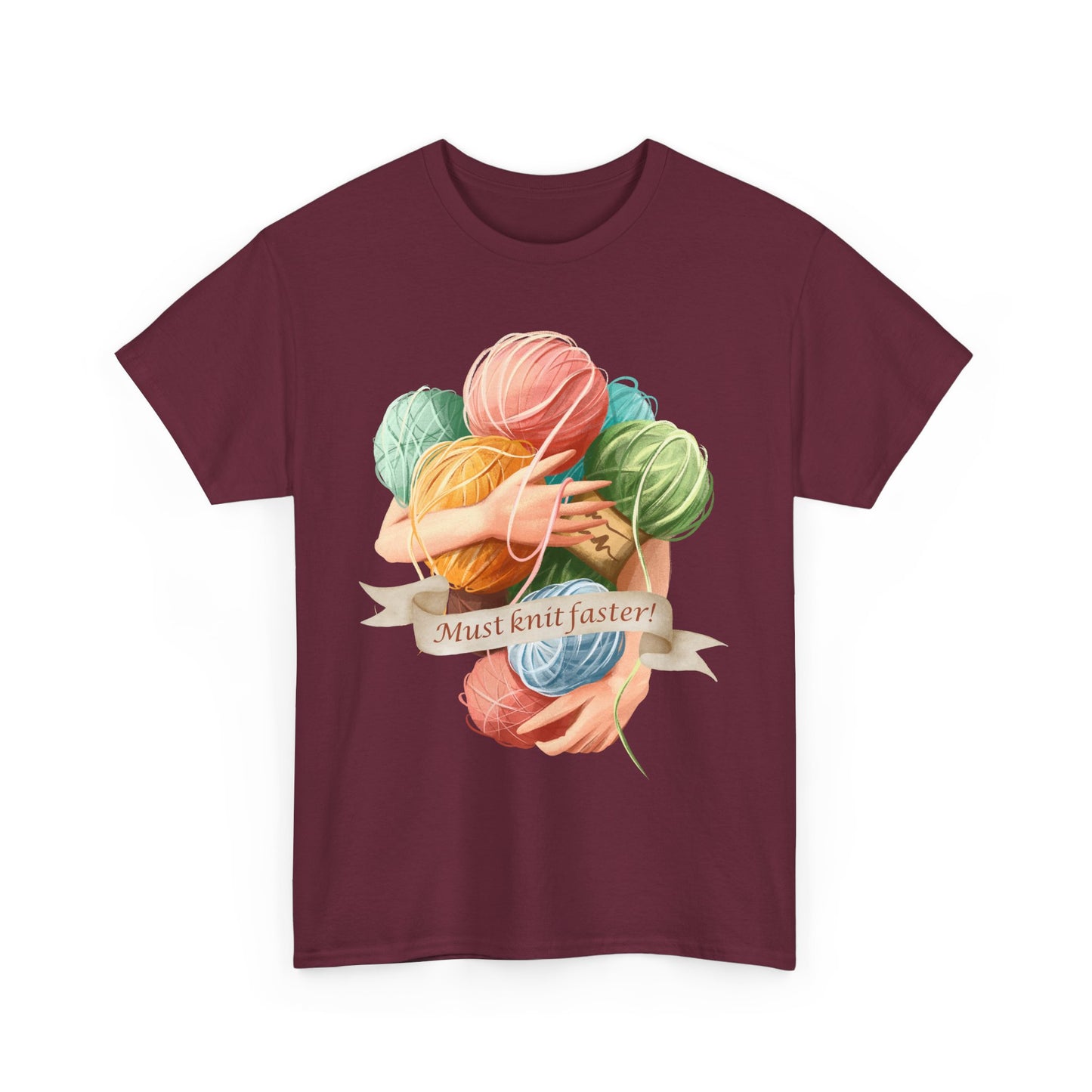 Must Knit Faster Unisex T Shirt