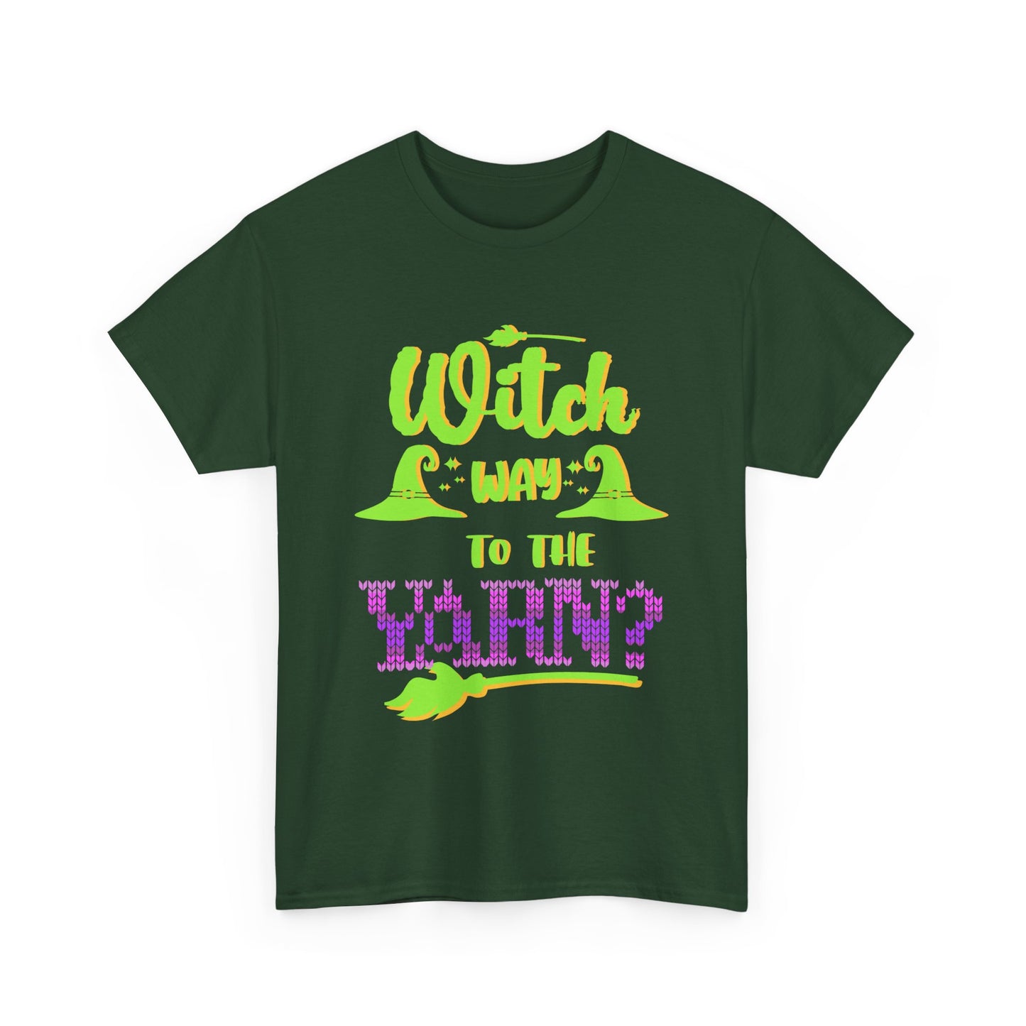 Witch Way to the Yarn Unisex T Shirt