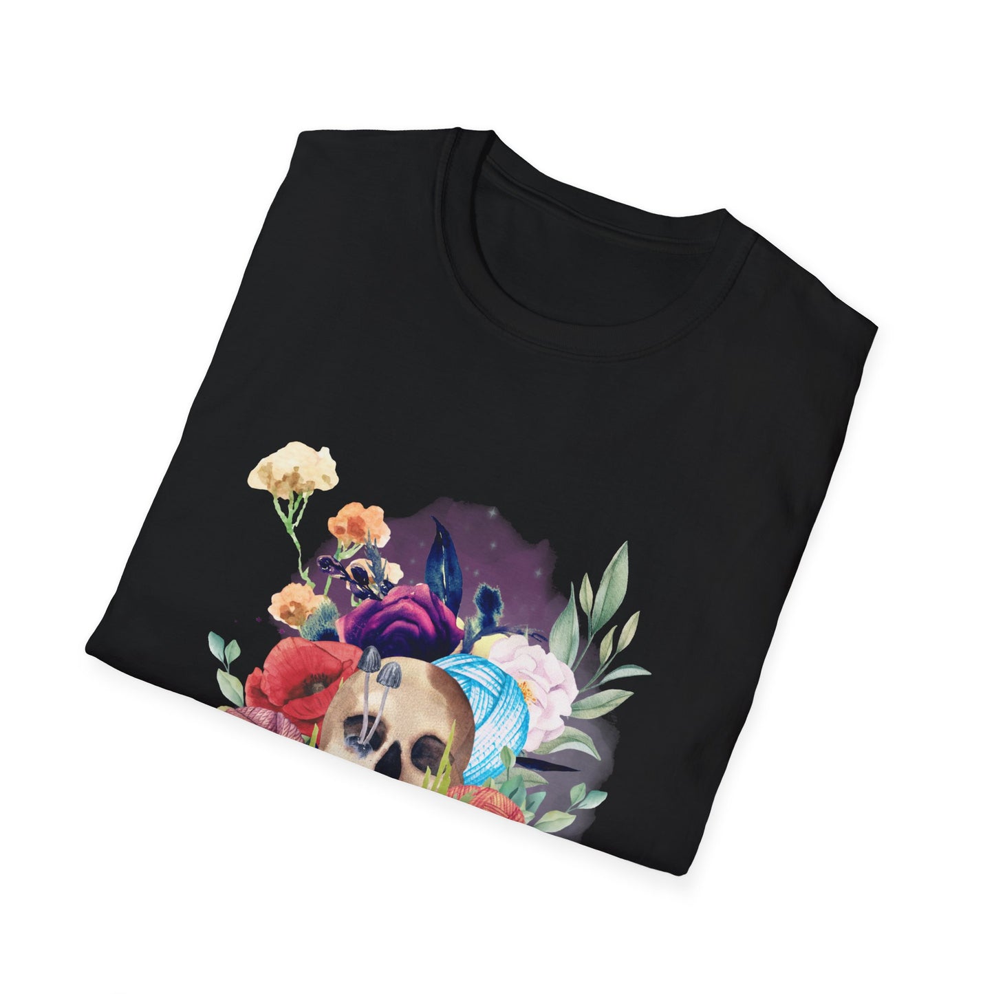 Knit Spooky Florals Unisex T-Shirt