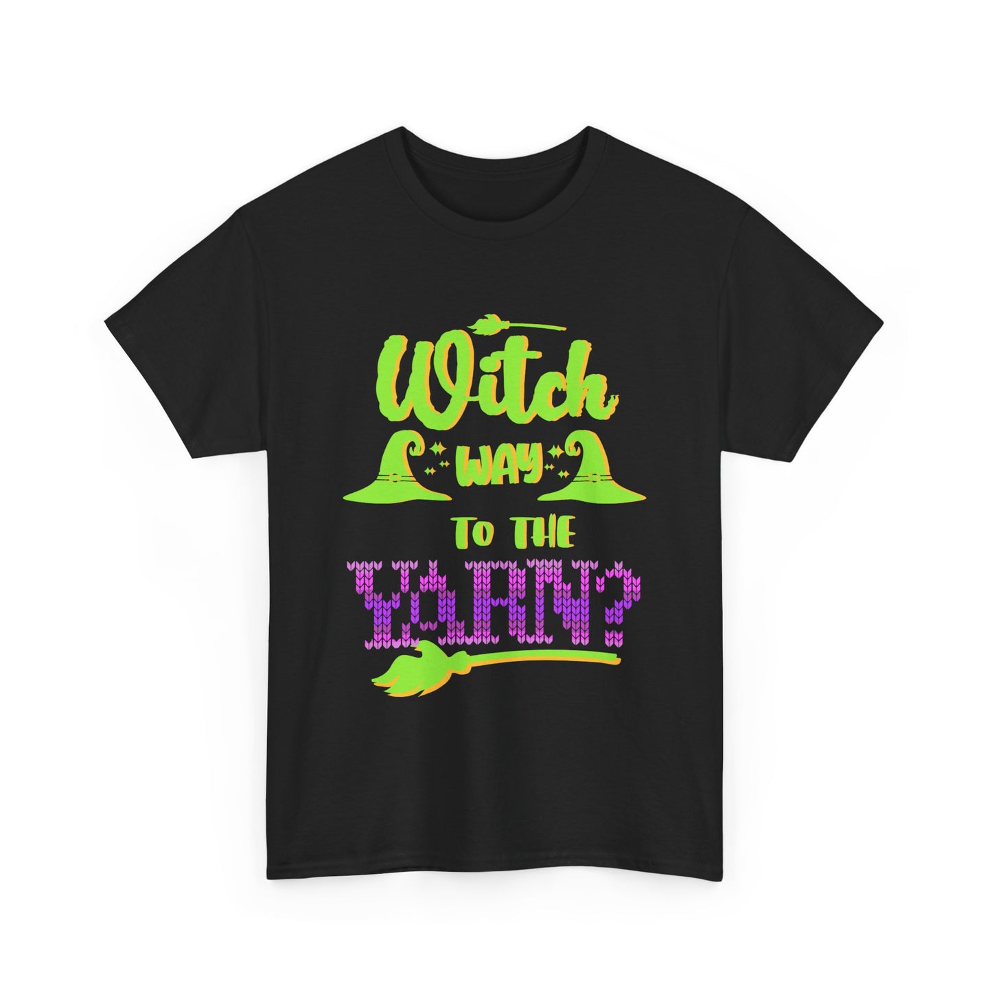 Witch Way to the Yarn Unisex T Shirt