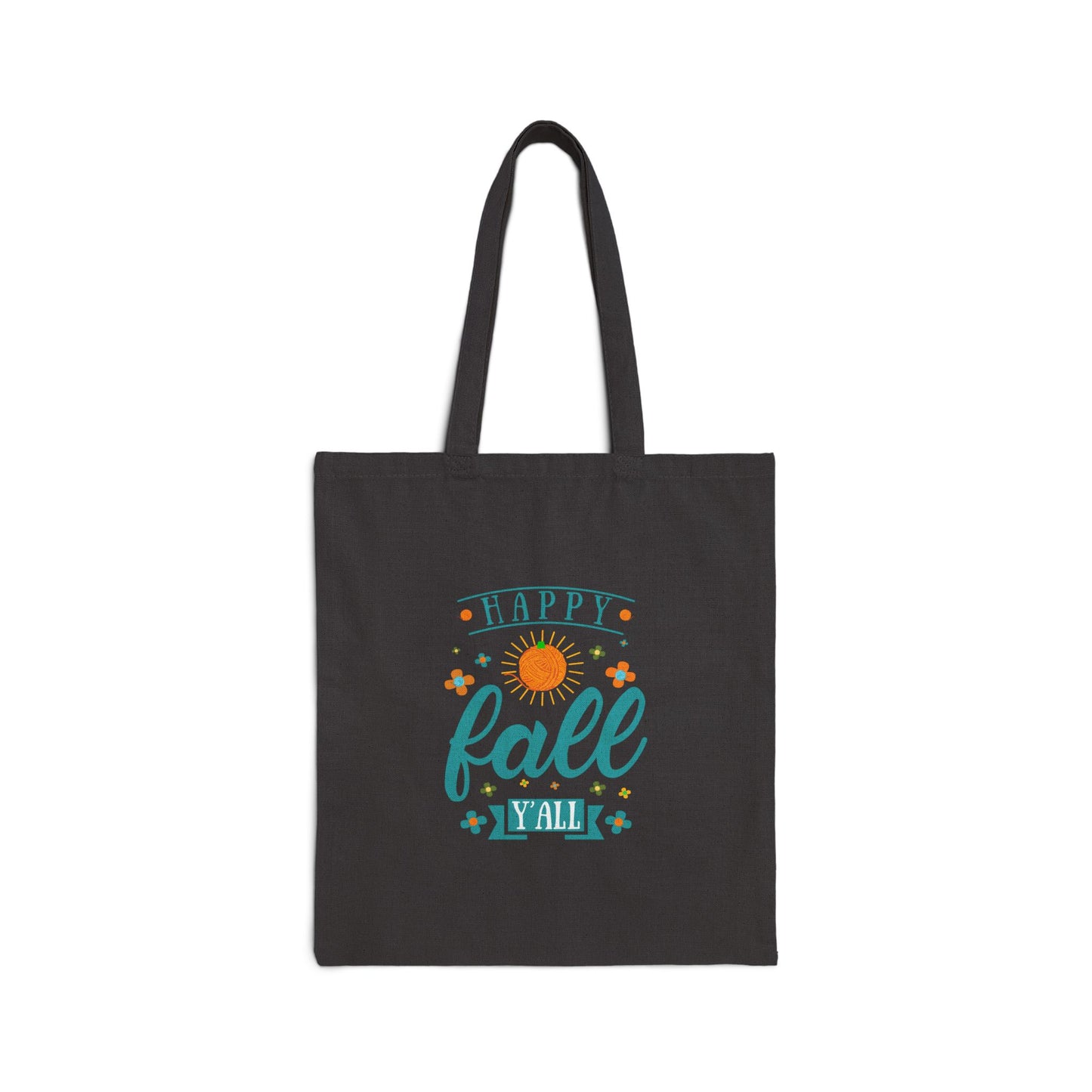 Happy Fall Cotton Canvas Tote Bag