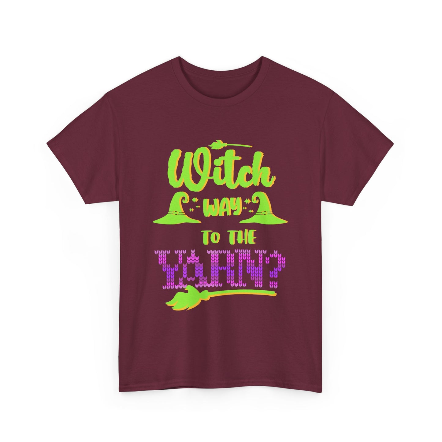 Witch Way to the Yarn Unisex T Shirt