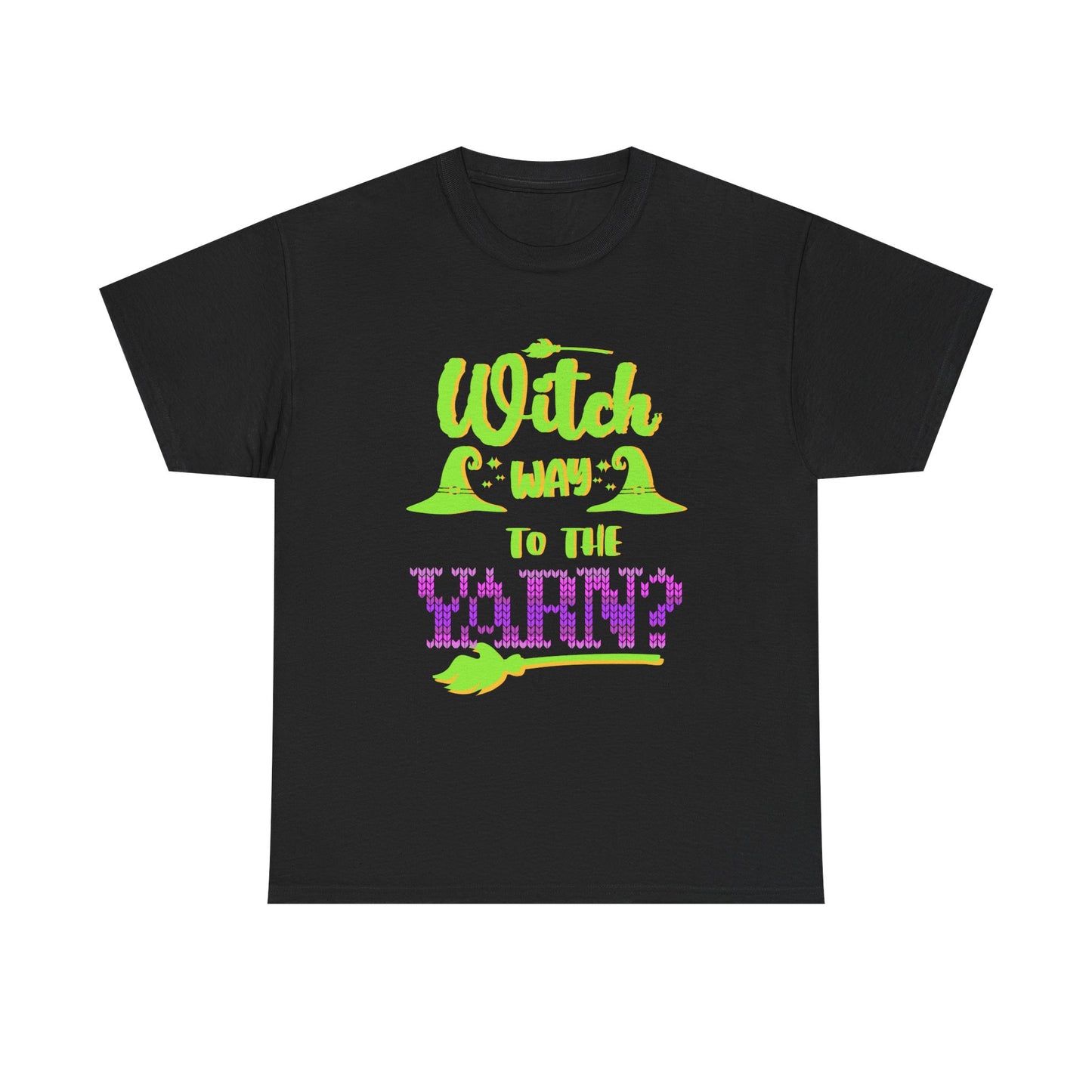 Witch Way to the Yarn Unisex T Shirt
