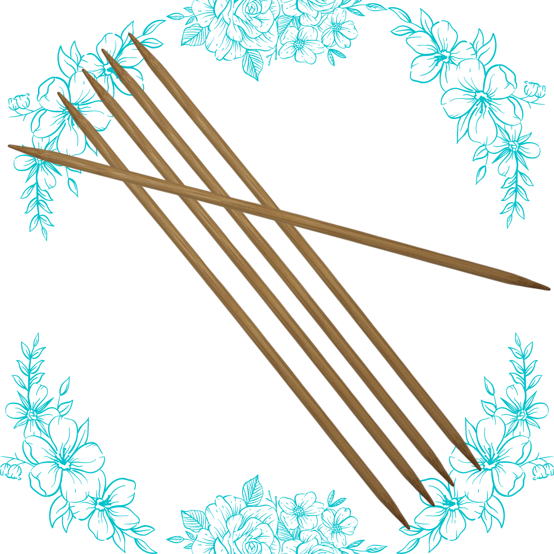 8" Bamboo Double Point Needles
