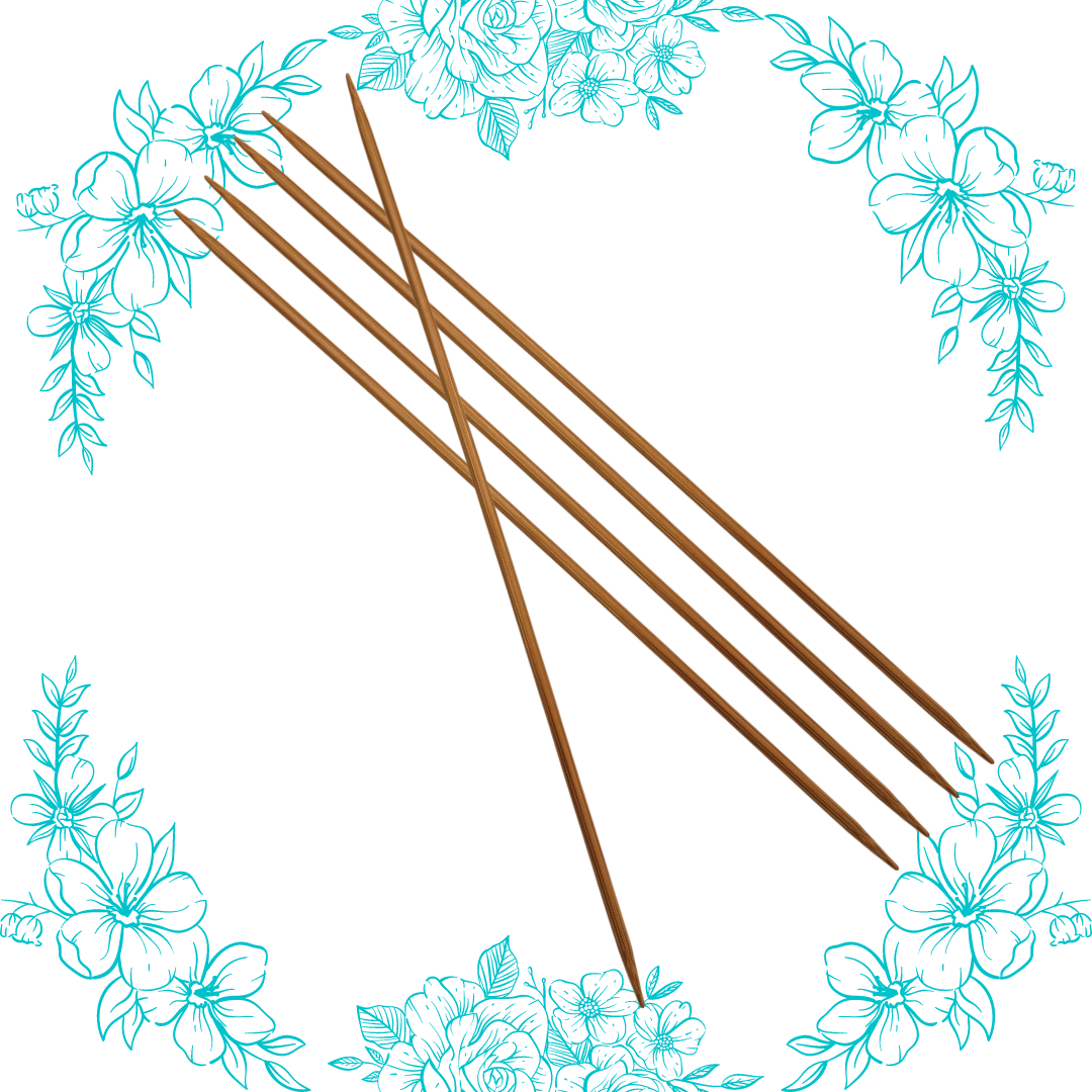 8" Bamboo Double Point Needles