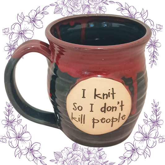 Pawley Studios Ceramic Mug - I Knit So..