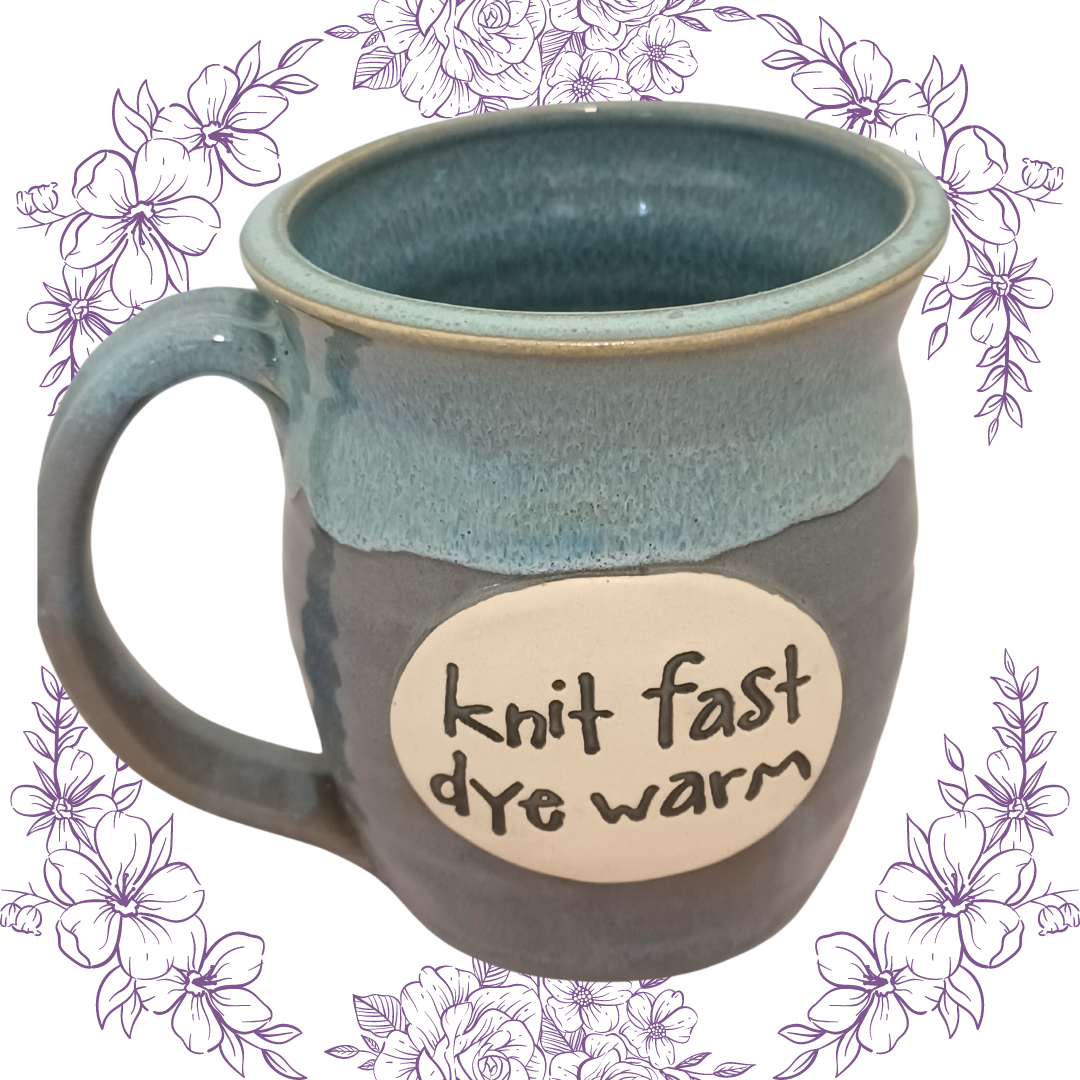 Pawley Studios Ceramic Mug - Knit Fast Dye Warm