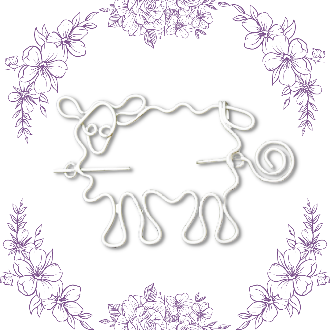 Nirvana Sheep Shawl Pin