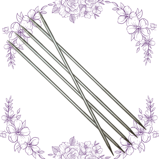 8" Sharp Double Point Needles