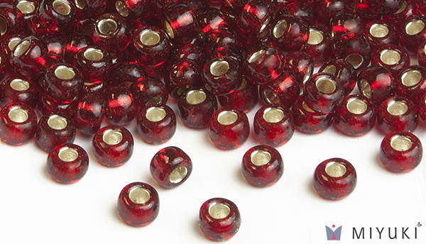 11-Silverlined Ruby Miyuki Beads