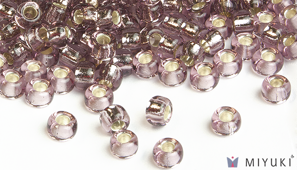 12-Silverlined Lilac Miyuki Beads