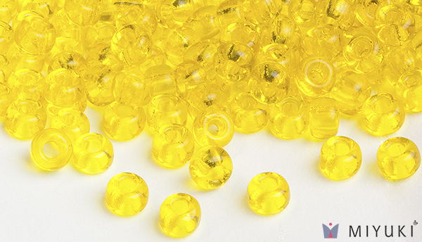 136 - Transparent Yellow Miyuki Beads