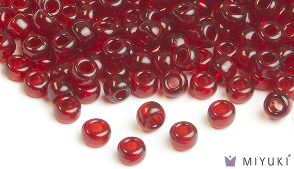 141 - Transparent Ruby Miyuki Beads