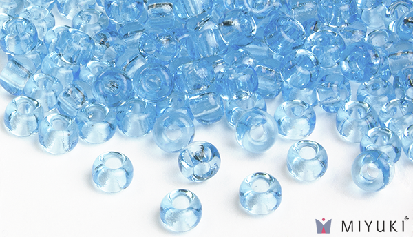 148 - Transparent Light Blue Miyuki Beads