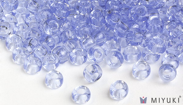 159L - Transparent Light Cornflower Blue Miyuki Beads