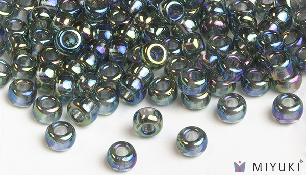 249 - Transparent Grey AB Miyuki Beads