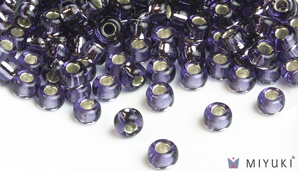24 - Silverlined Lavender Miyuki Beads