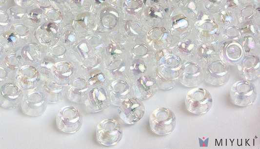 250 - Transparent Crystal AB Miyuki Beads