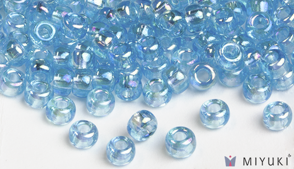 260 - Transparent Light Blue AB Miyuki Beads
