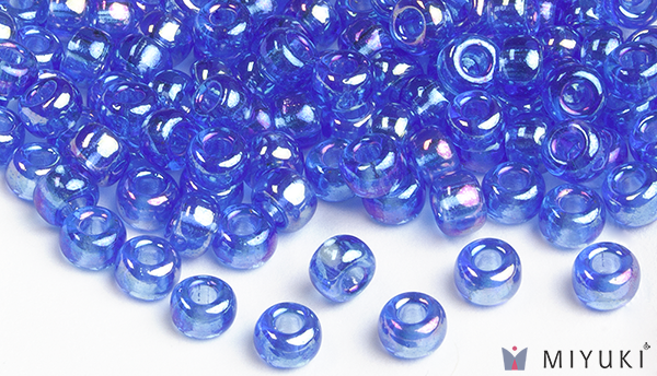 261 - Transparent Cornflower AB Miyuki Beads