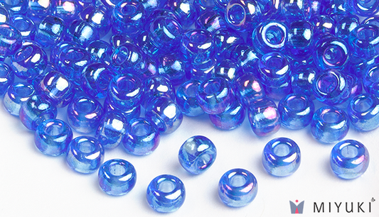 261 - Transparent Cornflower AB Miyuki Beads