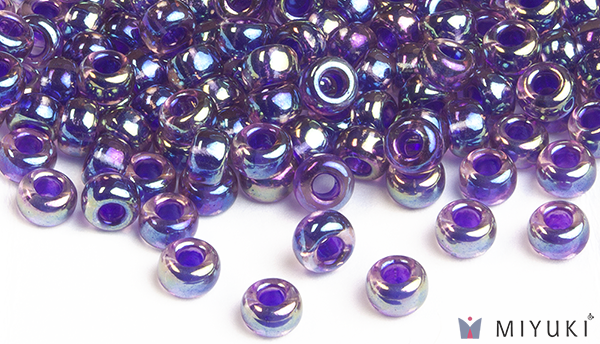 356 - Purple-lined Amethyst AB Miyuki Beads