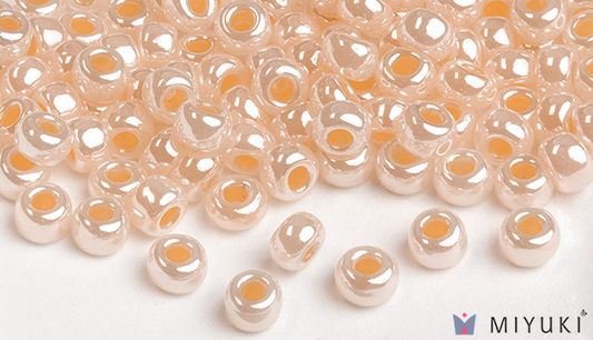 516 - Pale Gold Ceylon Miyuki Beads