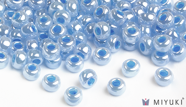537 - Blue Ceylon Miyuki Beads