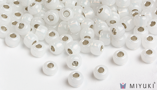551 - Silverlined Opal Miyuki Beads