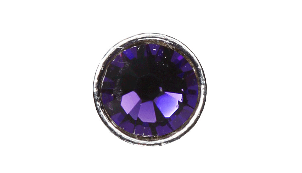 Crystaletts 3mm Button - Purple Velvet