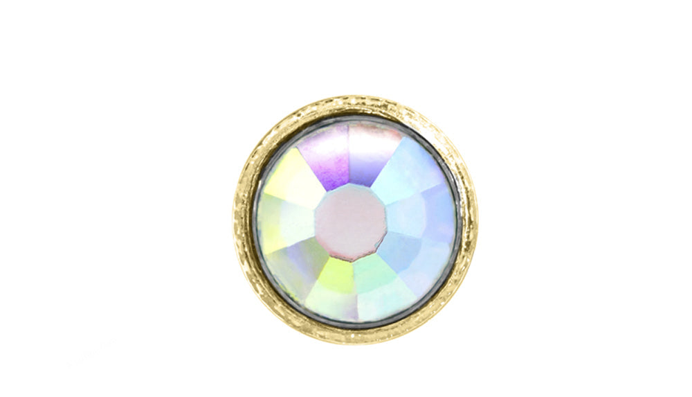 Crystaletts 3mm Button - Crystal AB