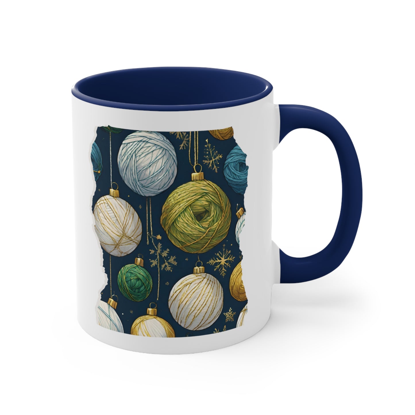 Yarn Wrapping Paper  Coffee Mug, 11oz