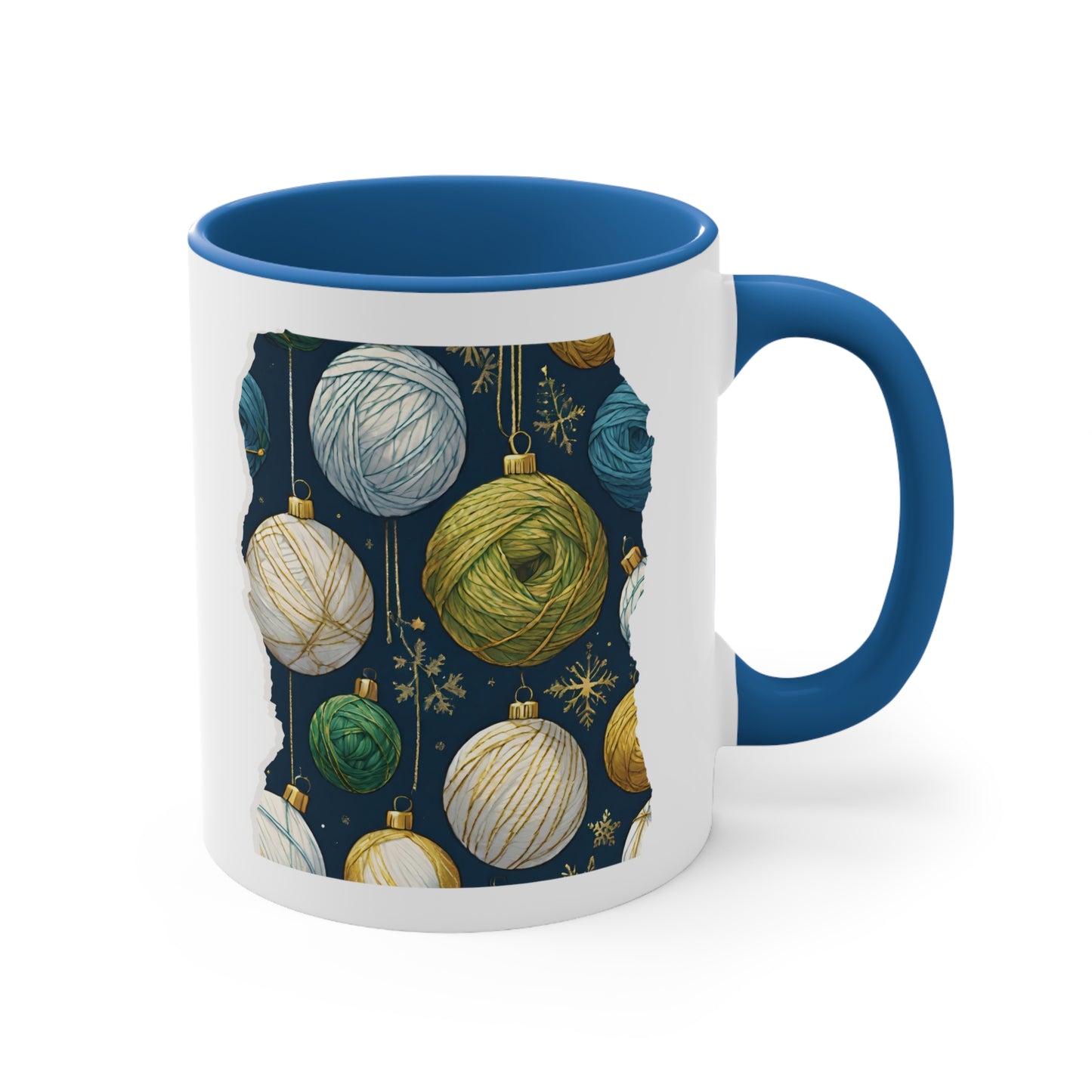 Yarn Wrapping Paper  Coffee Mug, 11oz