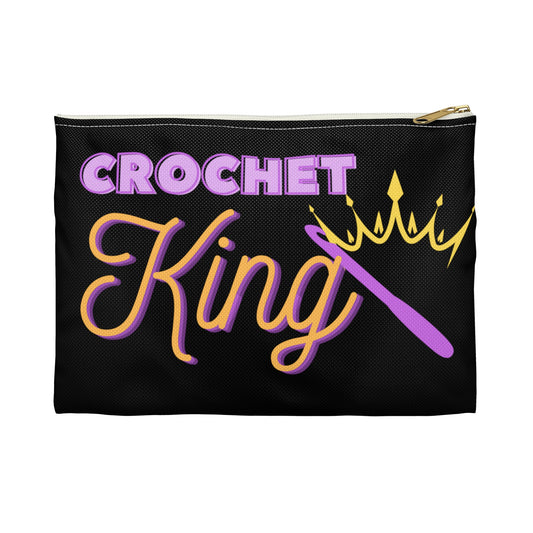Crochet King Accessory Pouch
