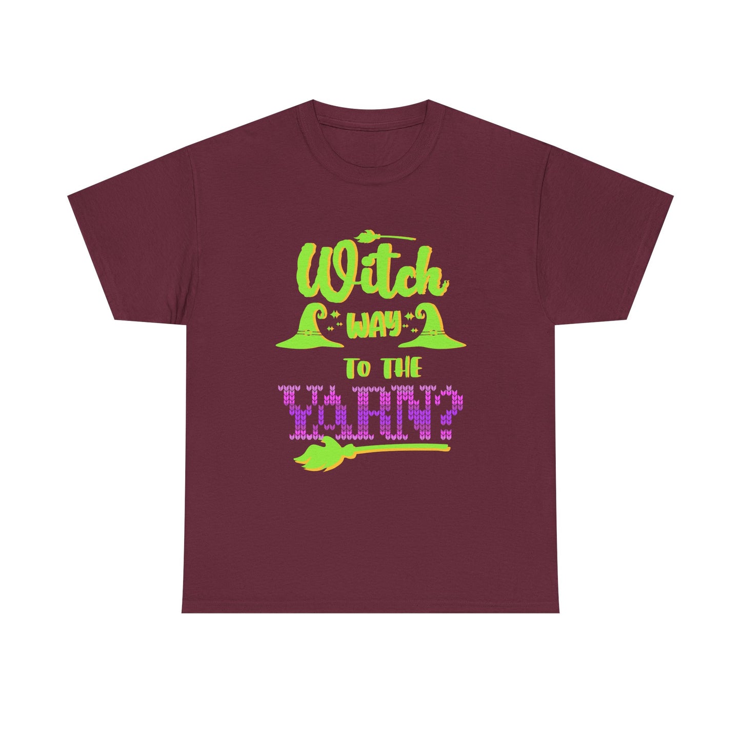 Witch Way to the Yarn Unisex T Shirt
