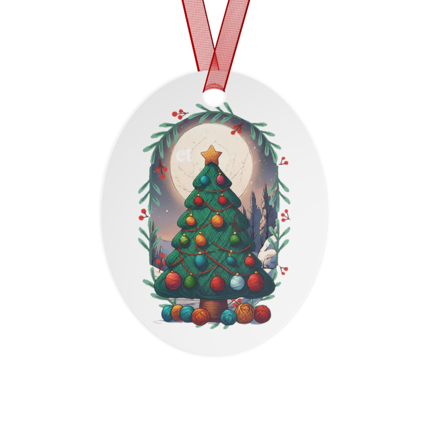 Yarn Tree Ornament