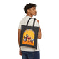 Knit Drink and Be Scary Canvas Tote Bag