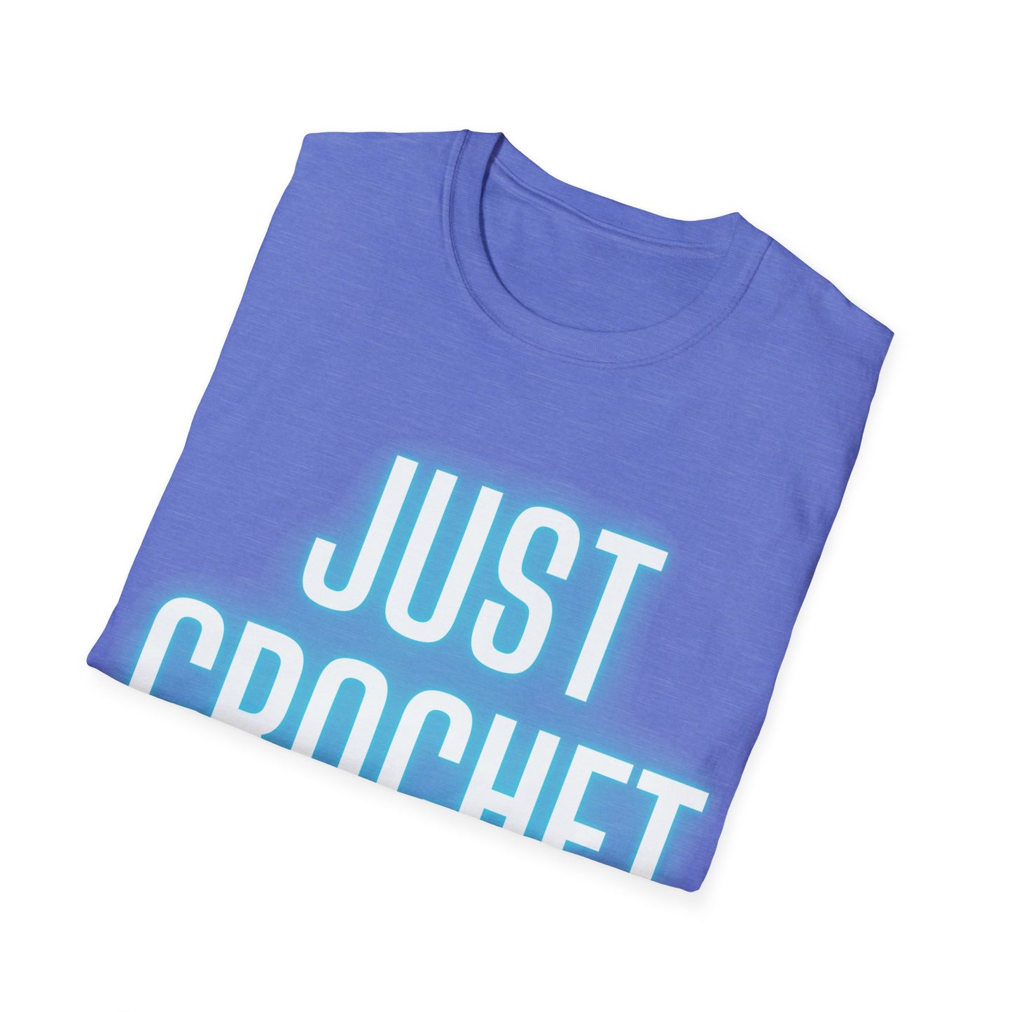 Just Crochet Blue Unisex T Shirt