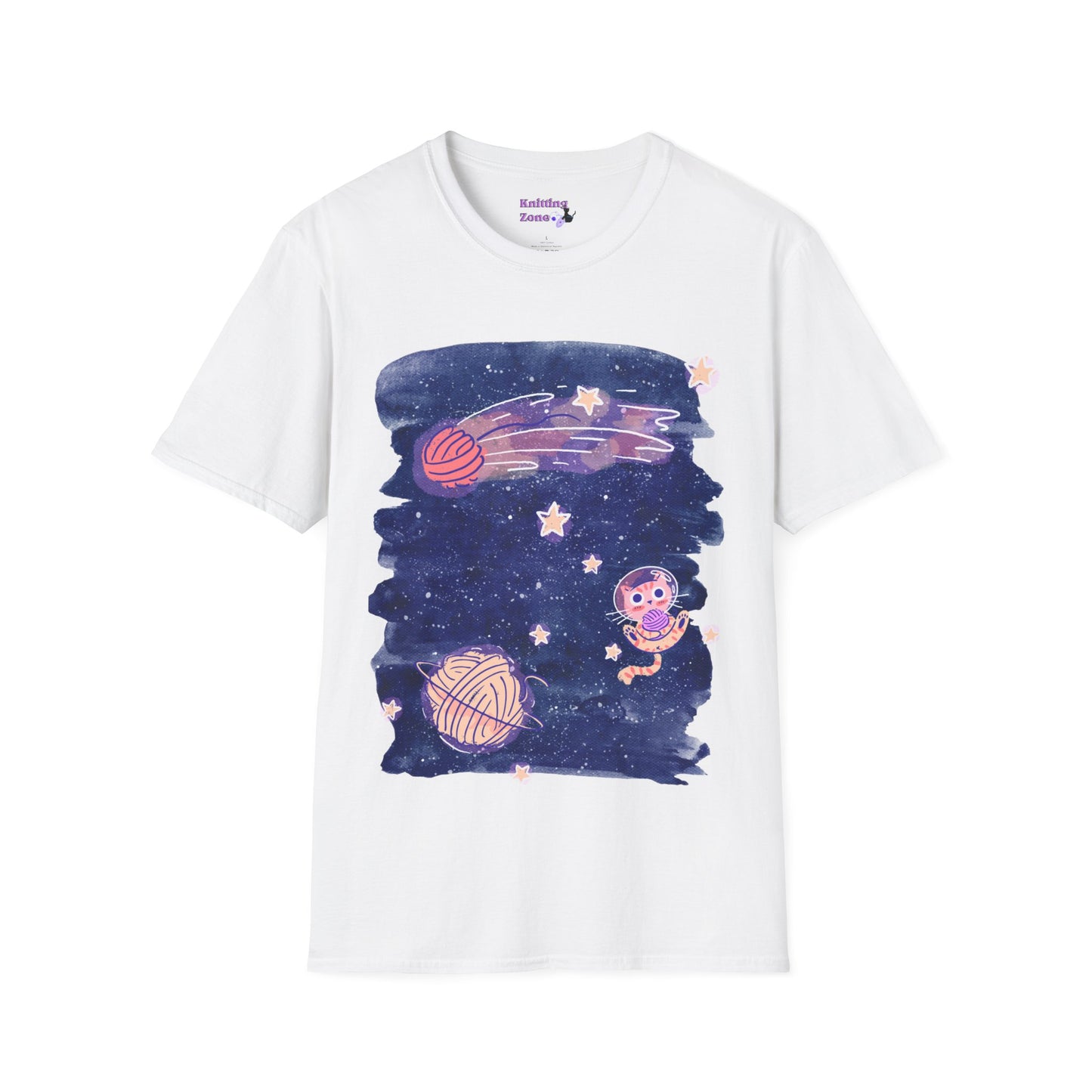 Cats in Space Unisex T Shirt