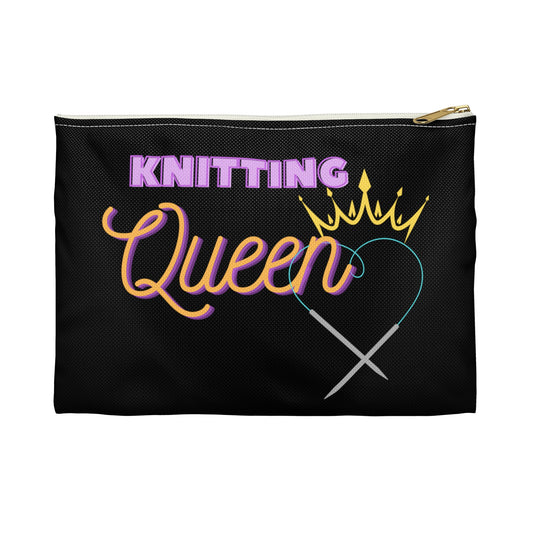 Knitting Queen Accessory Pouch