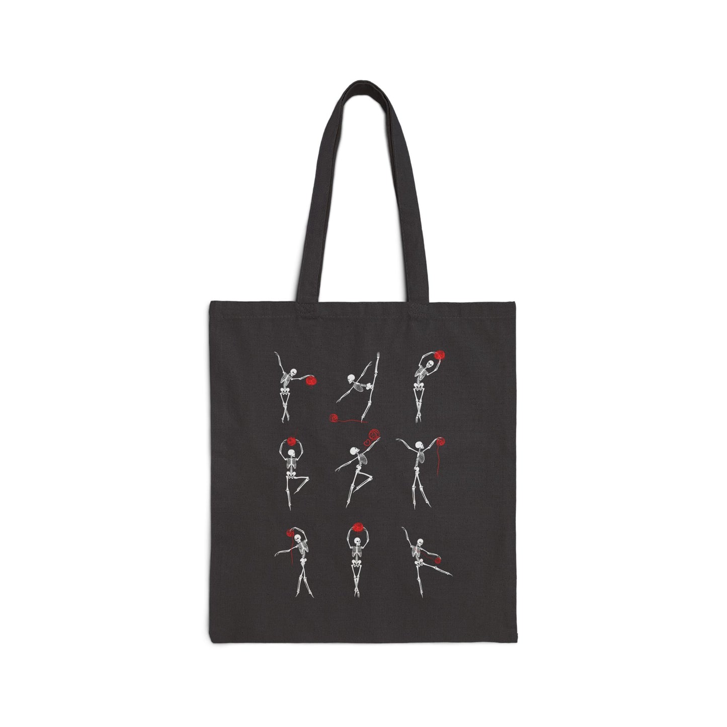 Skein Dance Cotton Canvas Tote Bag