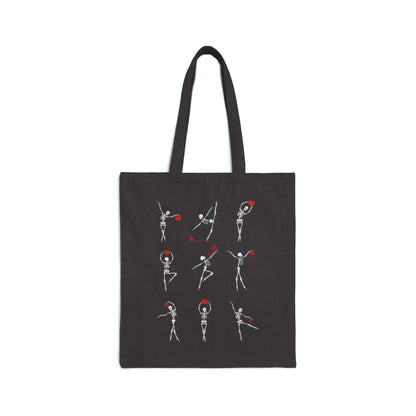 Skein Dance Cotton Canvas Tote Bag