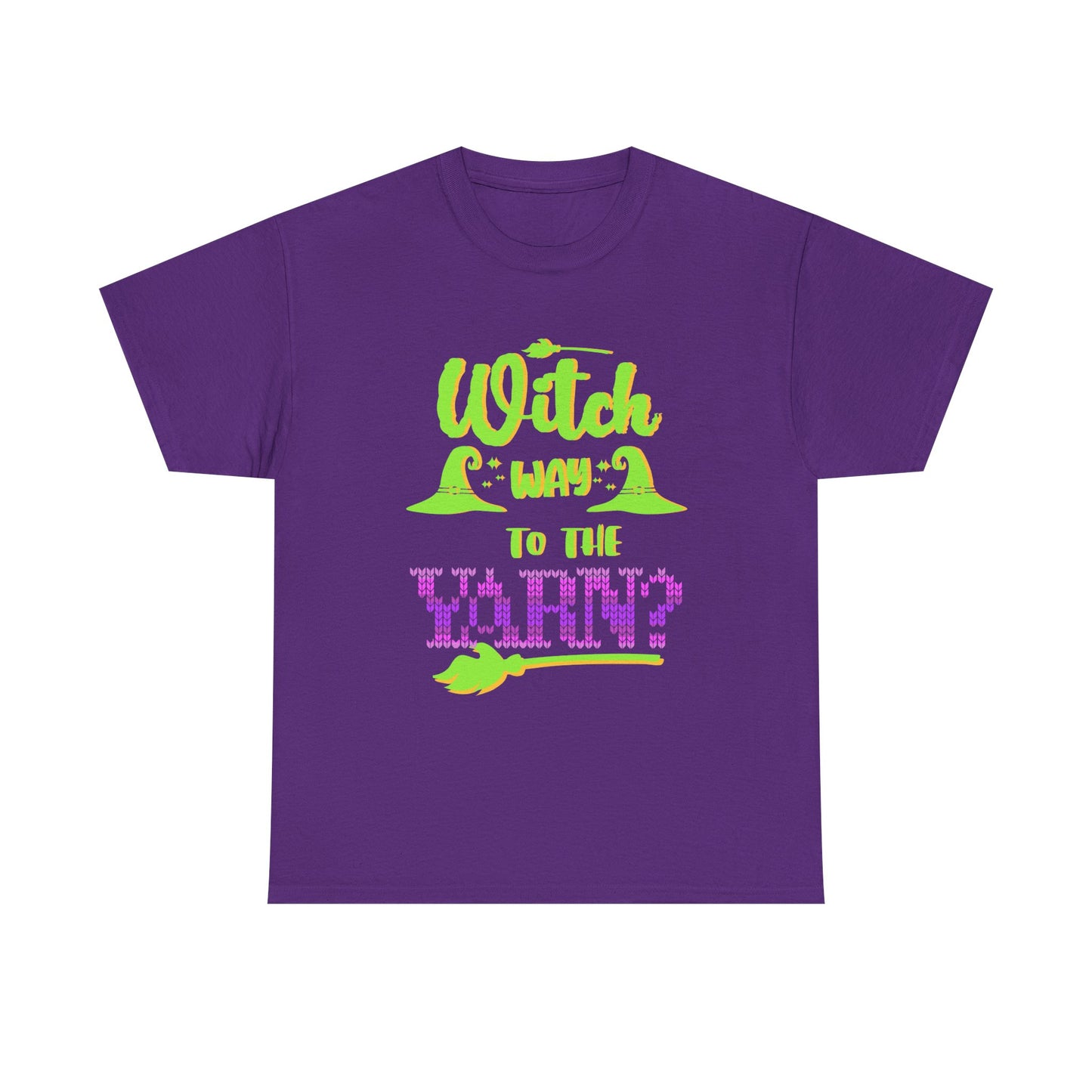 Witch Way to the Yarn Unisex T Shirt